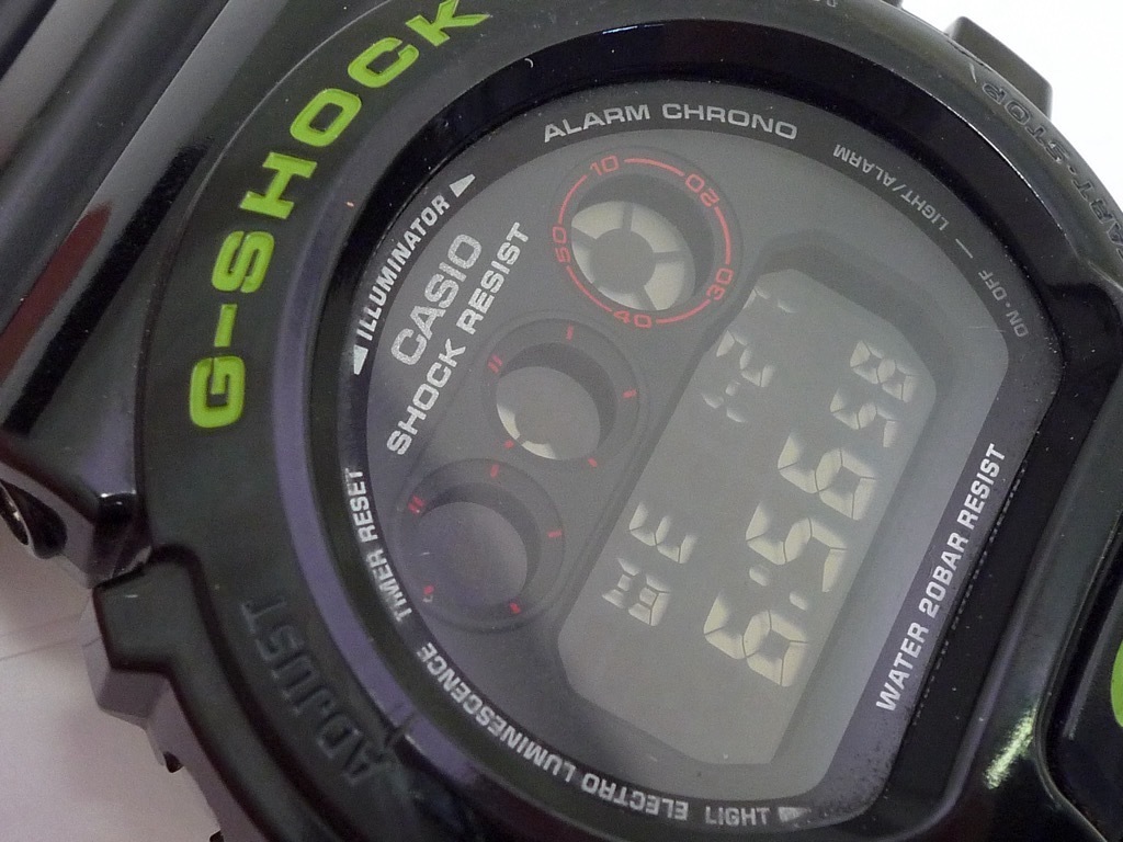 CASIO G-SHOCK カシオ G-ショック DW-6900SN マットダイアル 三つ目 デジタル 腕時計 箱 メンズ 可動品 20気圧防水 お買得 ファン必見_画像6