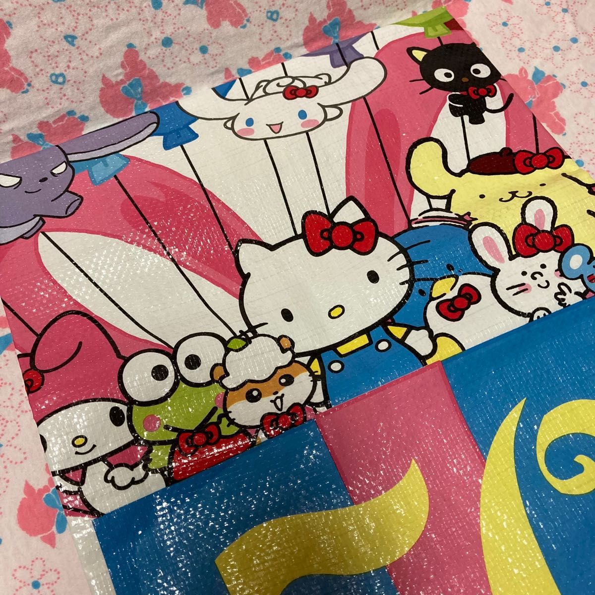 サンリオキャラクターズ 50周年 ピクニックマット トートバックなし