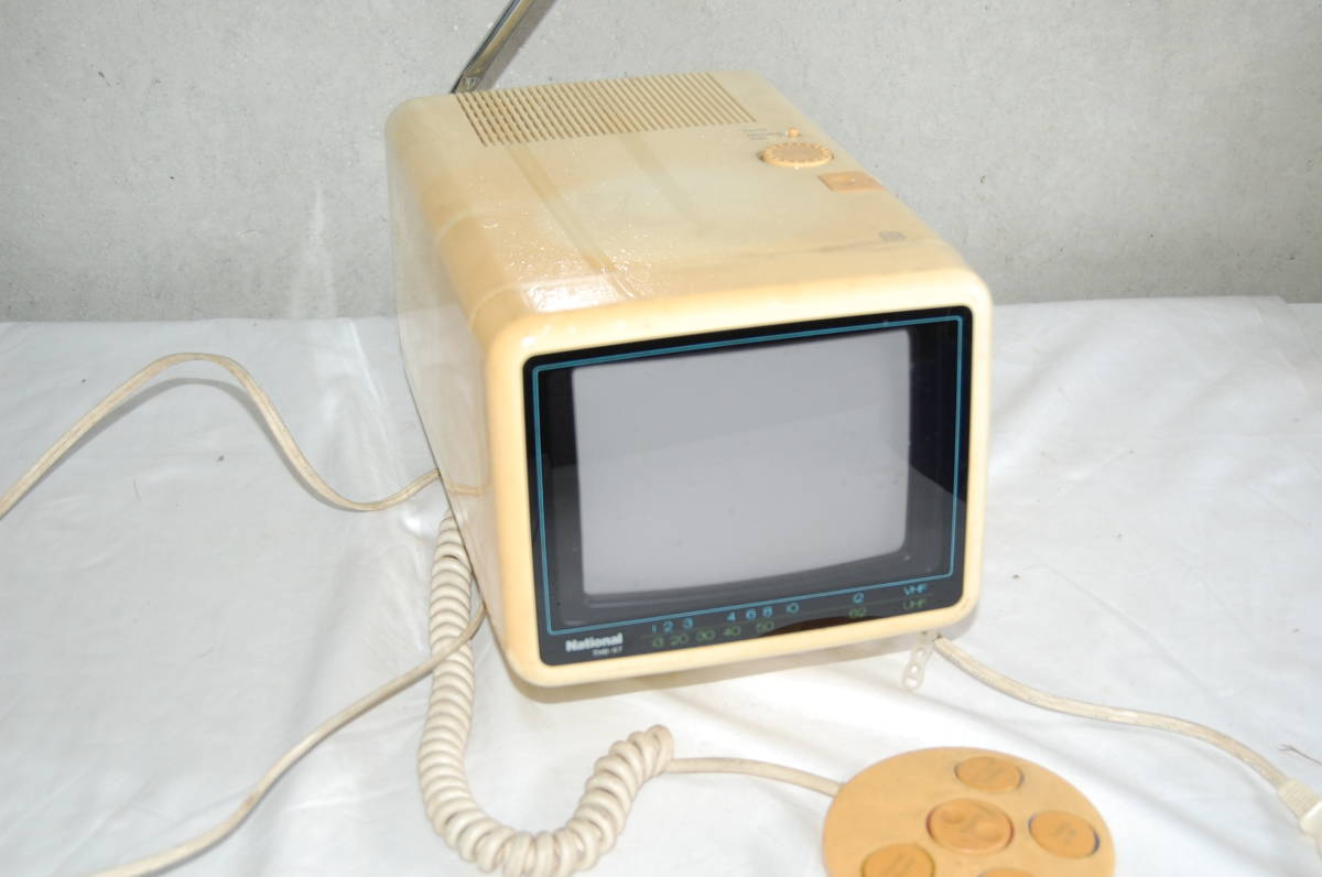 昭和 レトロ National ナショナル カラーテレビ Th6ーX7 1984年製 通電