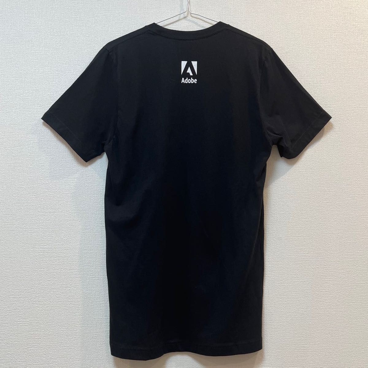 Adobe Aiロゴ イラストレーター 企業Tシャツ Lサイズ 黒 新品未使用】希少 Adobe(アドビ) カラフルプリントロゴTシャツ