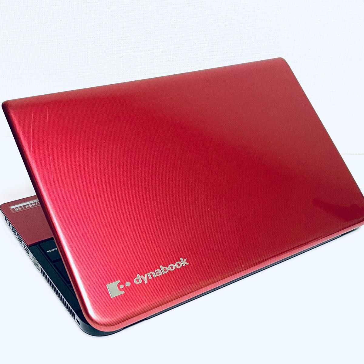初期設定済 すぐに使える Dynabook 人気の赤!Blu-ray対応 WEBカメラ付 Office
