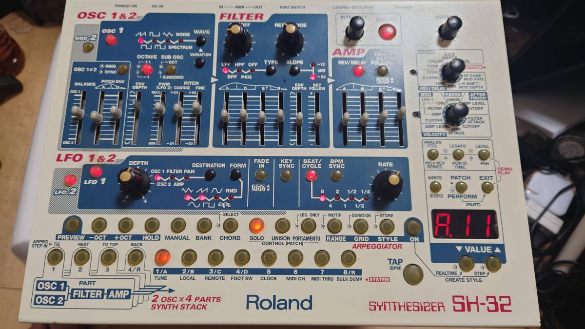 Roland SH-32 シンセサイザー音源モジュールローランド□ma4－日本代購