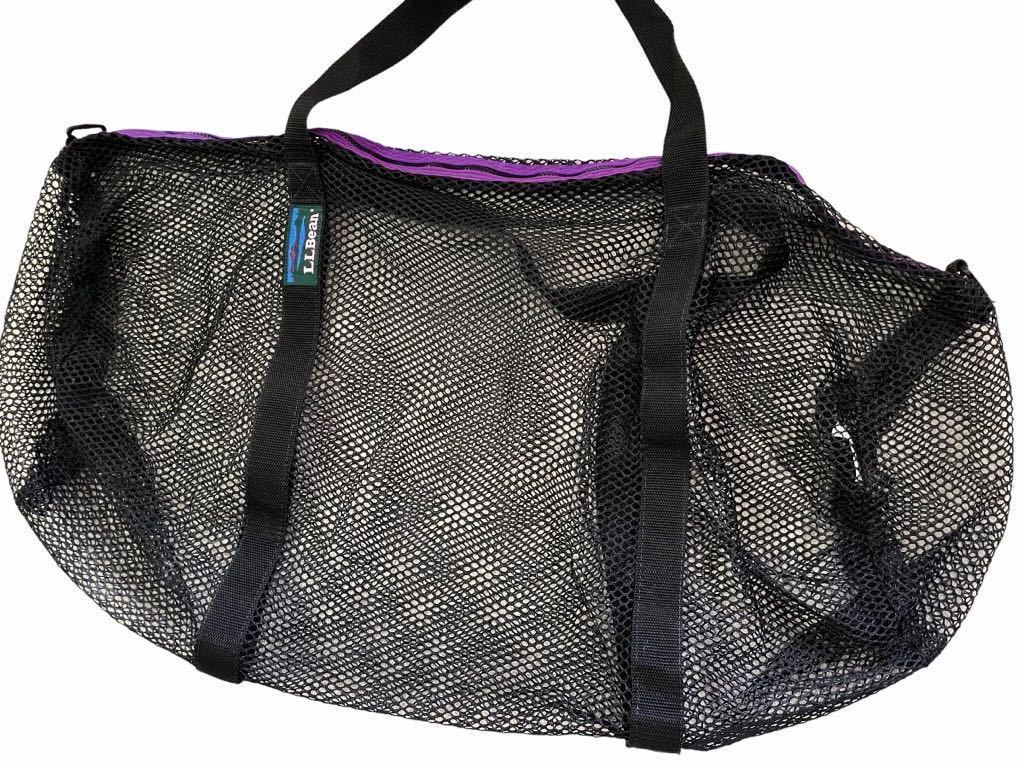 話題の行列 エルエルビーン bag mesh duffle LLBean 90s 名作!! 美品