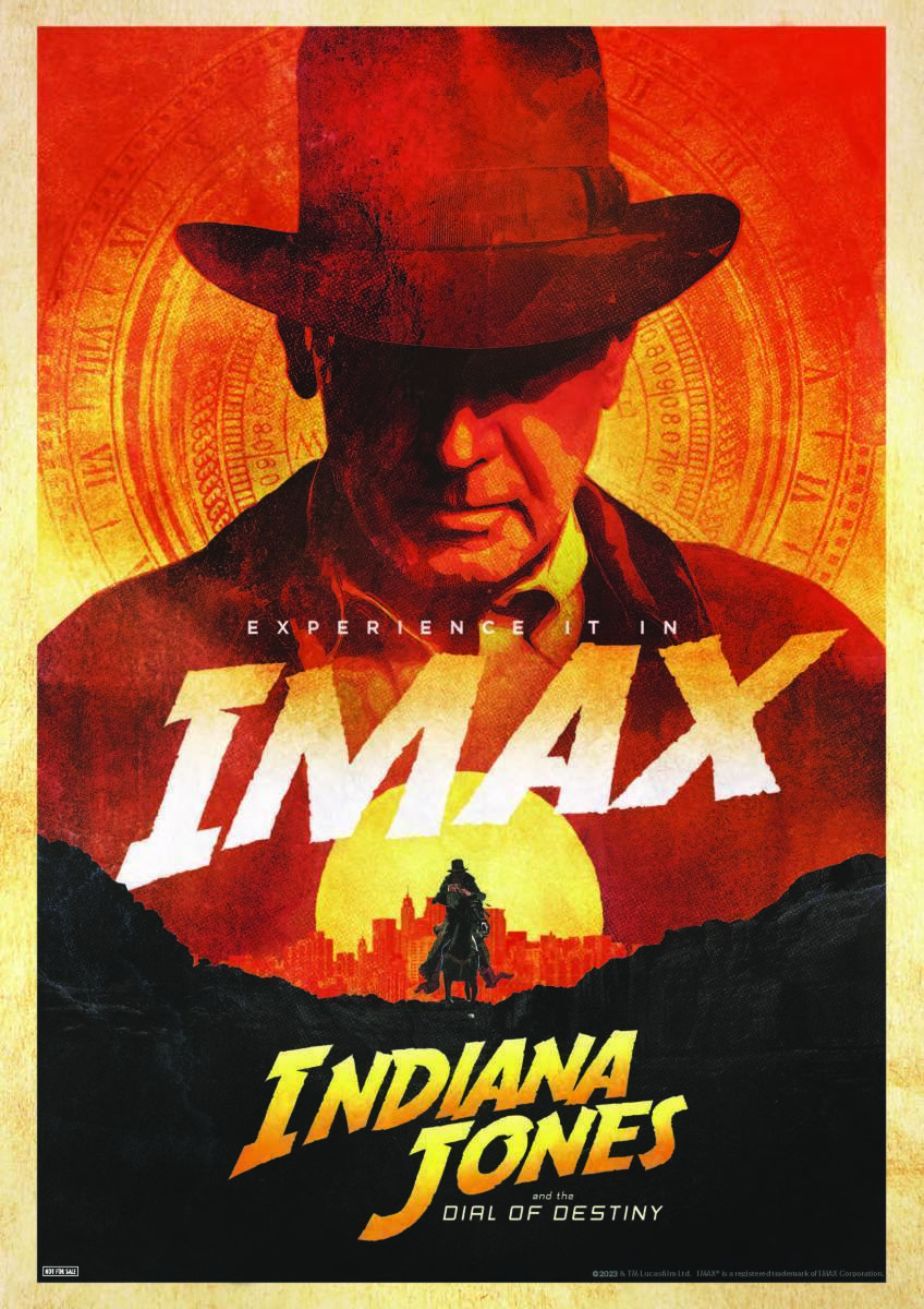 インディ・ジョーンズと運命のダイヤル IMAX 限定 エクスクルーシブ・ビジュアルポスター ／ ハリソン・フォード_画像1