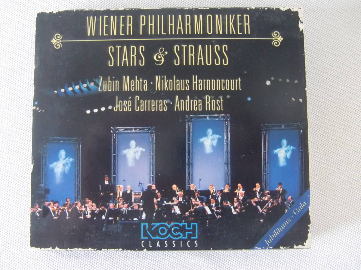 WIENER PHILARMONKIER ウィーン・フィルハーモニー管弦楽団　/　 STARS STRAUSS　スターズ・シュトラウス　- Zubin Mehta ズービン・メータ_画像1