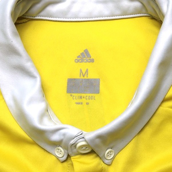 トルコリーグ! adidas フェネルバフチェSK ディラル サッカー ゲームシャツ ユニフォーム 半袖 17番 イエロー 黄色 M メンズ 古着 希少_画像7