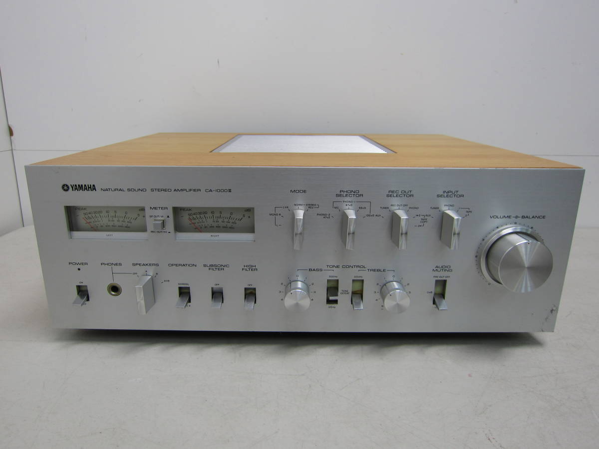 ヤフオク! - 【YAMAHA CA-1000Ⅲ プリメインアンプ】ヤマハ...