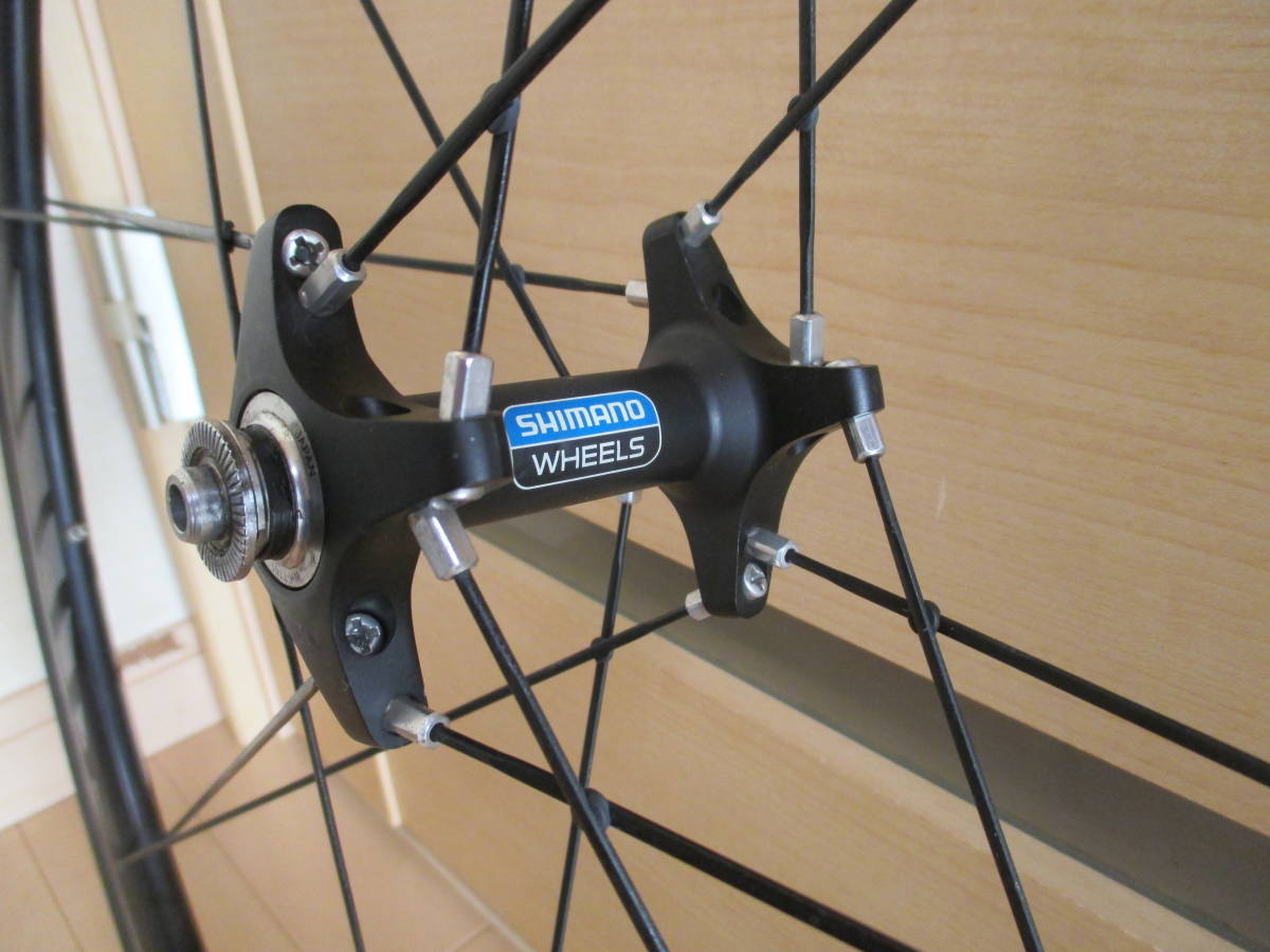 ** rare! SHIMANO Shimano complete wheel DURA-ACE Dura Ace WH-7701 Tubular front and back set with tire!**