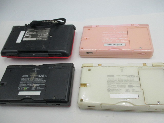 1円 ゲーム機本体セット、ニンテンドーDS Lite 3台セット、DS 1台