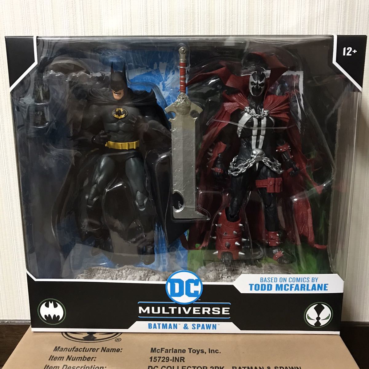 マクファーレントイズ スポーン＆バットマン DCマルチバース 未開封-