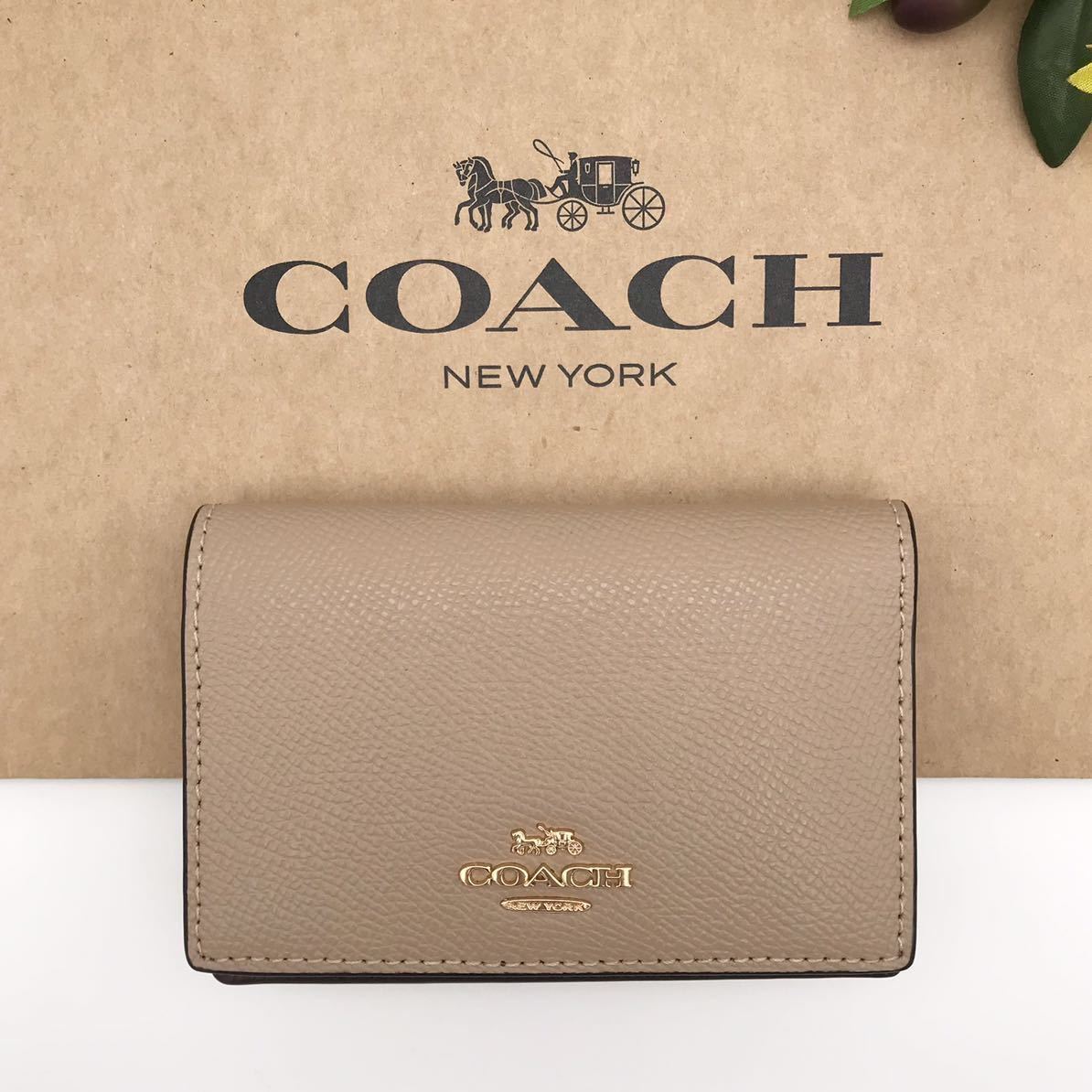 COACH カードケース ★大人気★ ビジネス カード ケース トープ 名刺入れ 男女兼用 新品_画像1