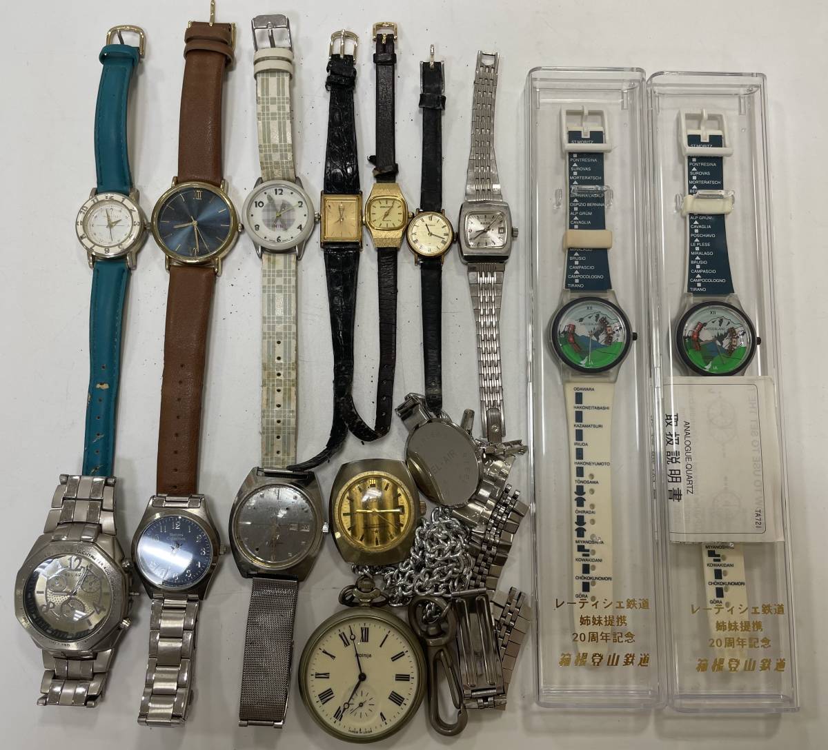 男性に人気！ CITIZEN SEIKO 時計まとめ売り 【7045】ジャンク品 箱根