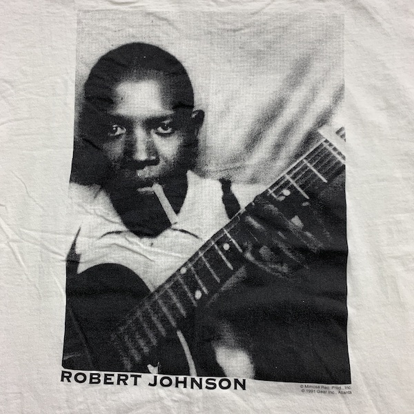 野村訓市 着用 90s ROBERT JOHNSON Tシャツ USA製 ヴィンテージ ジャズ