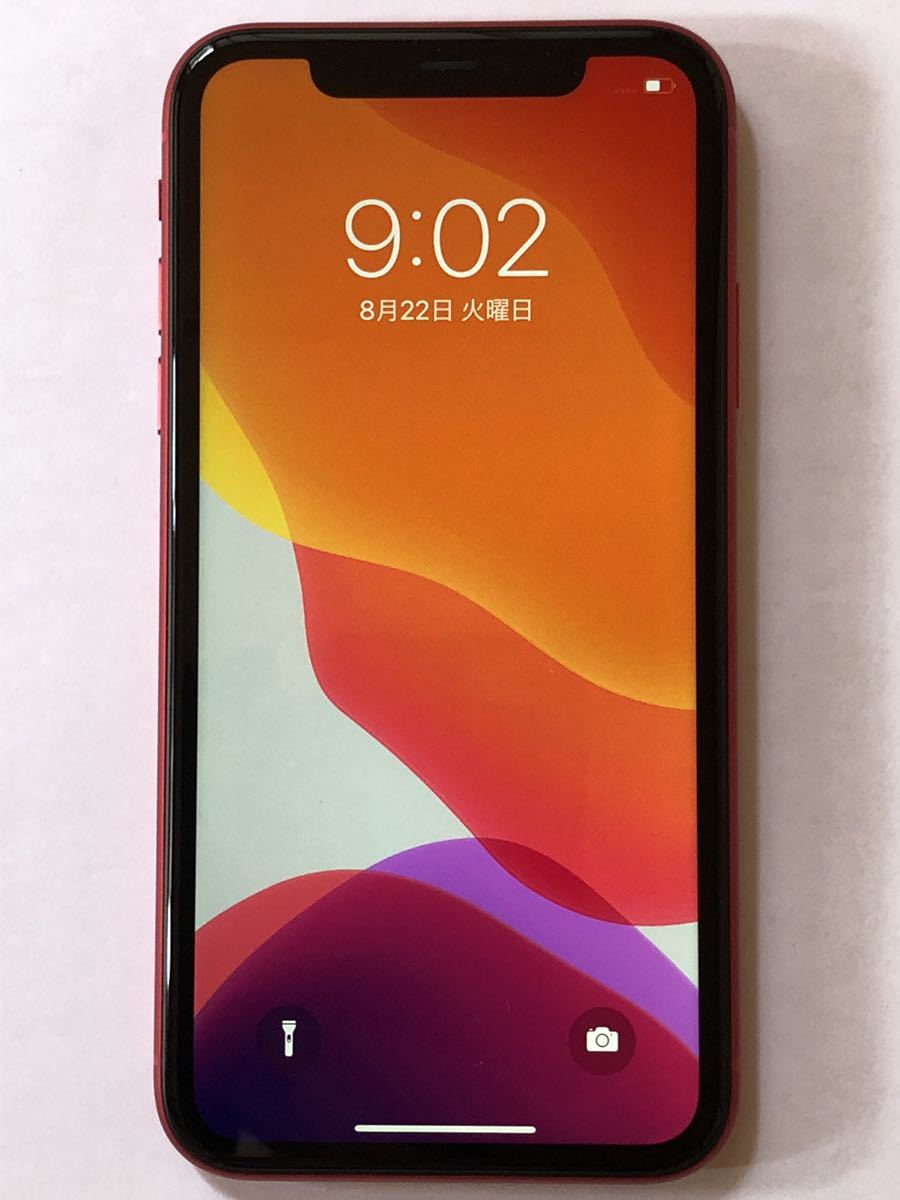 ○iPhone11 64GB プロダクトレッド 美品 SIMフリー バッテリー 94