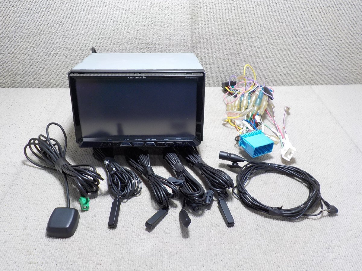 美品☆動作保証付/V7983/カロッツェリア AVIC-ZH09 HDDナビ 地図2016年