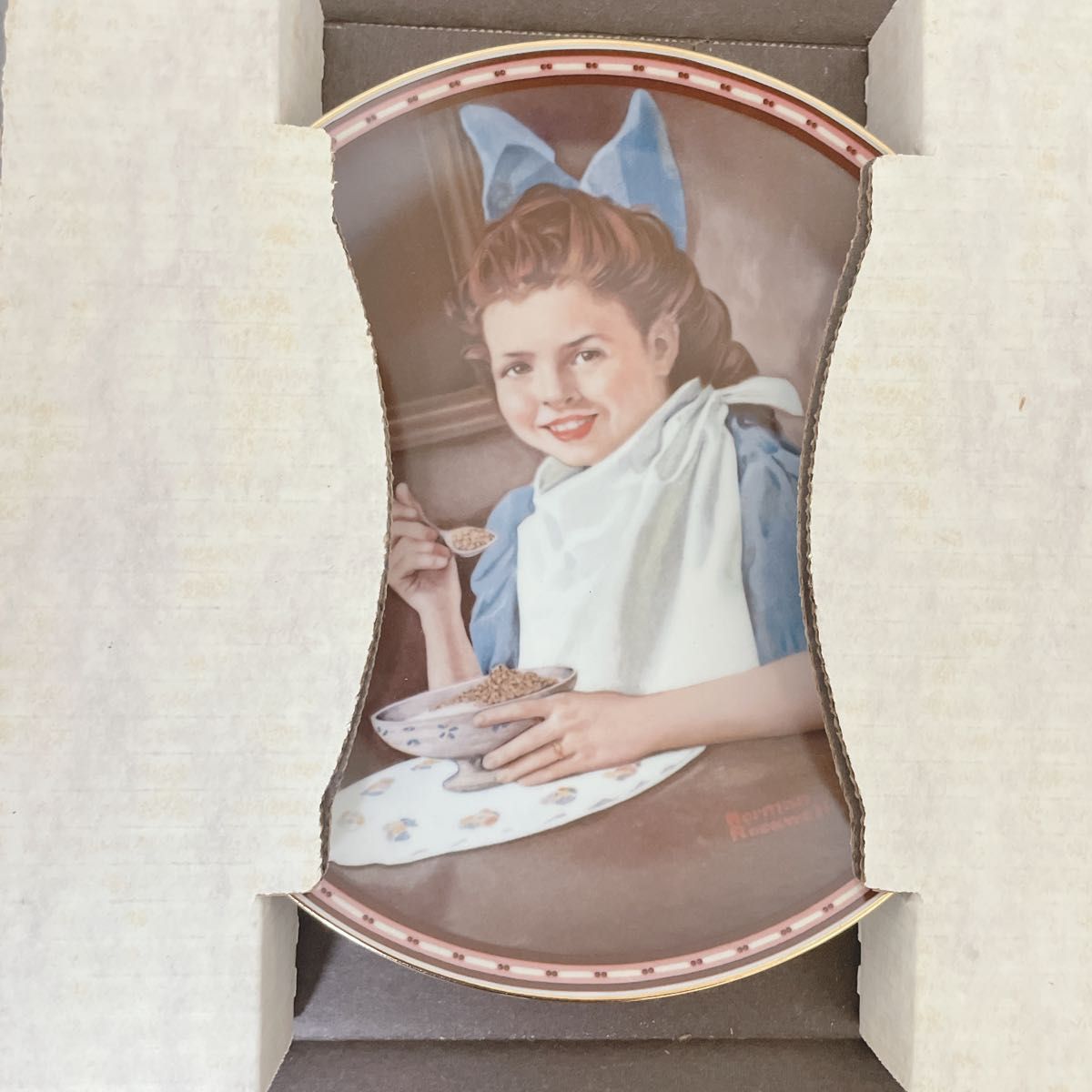 【新品・証明書】1987年 ノーマンロックウェル 飾り皿 プレート アメリカ製B