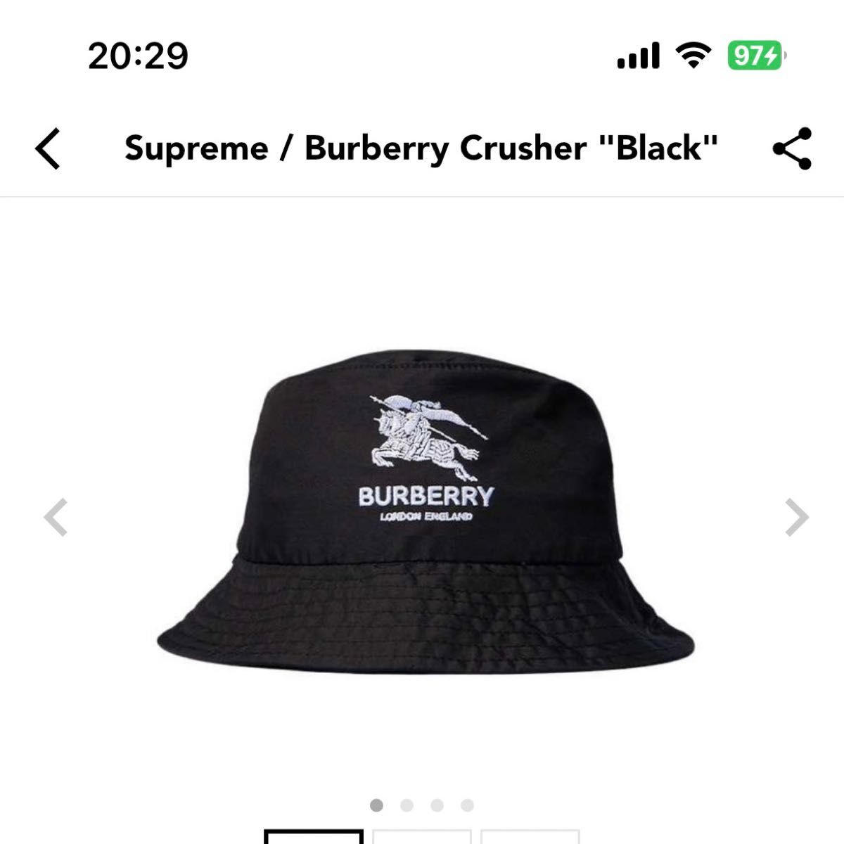 Supreme / Burberry Crusher