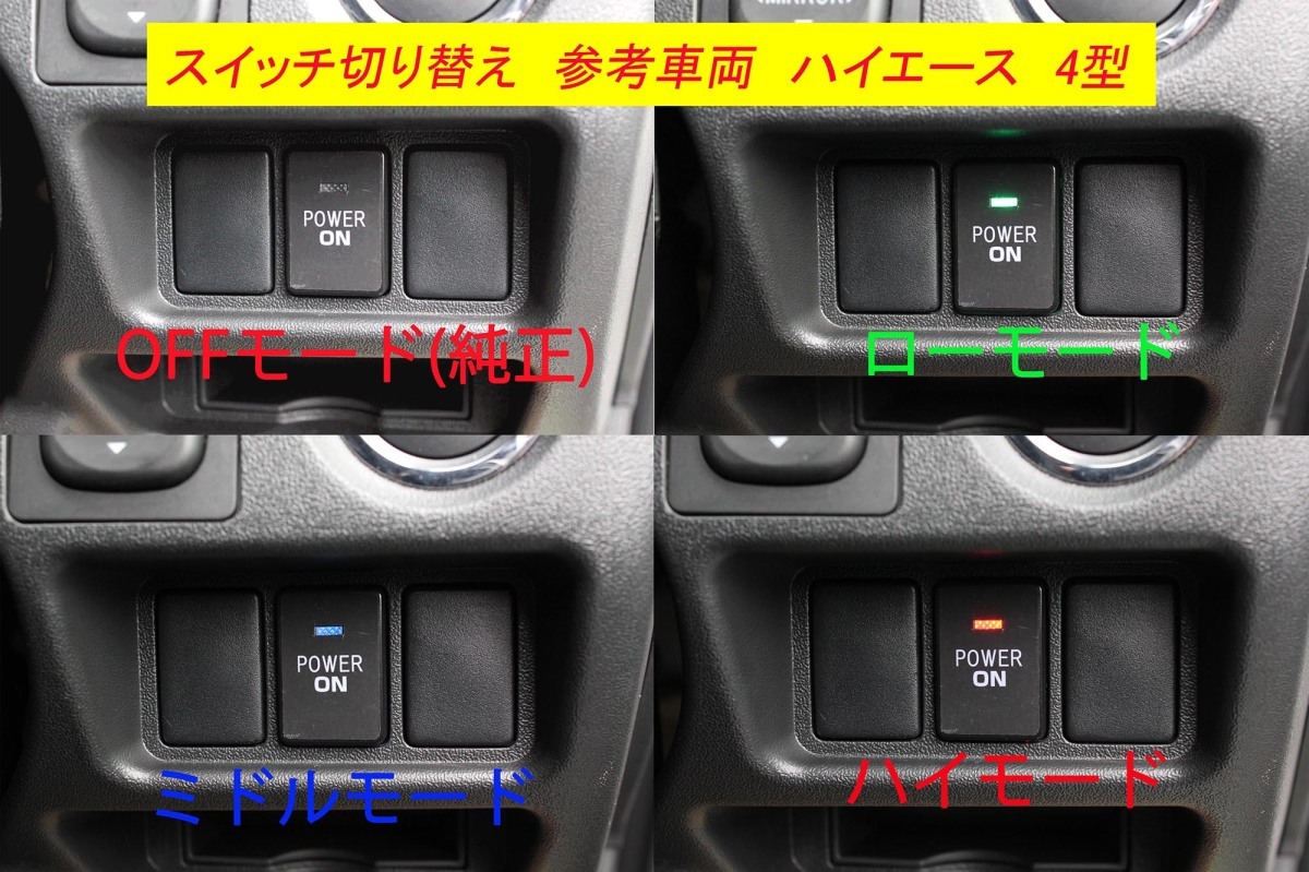 DFC fuel controller Delica D:5 diesel sub navy blue CV1W series interior 4 mode switch Mitsubishi power fuel economy improvement turbo 88 house tuning 