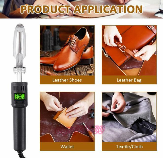  bargain sale! leather for iron Mini iron type electric trowel handicrafts for Mini iron small size solder .. leather clothes wrinkle removal tool 50~300*C 110V digital type 