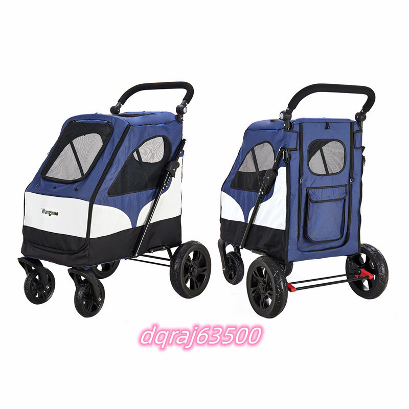  new arrival * pet Cart dog for carry cart pet buggy folding type large dog many head middle small size dog dog for cat for dog Cart сolor selection 
