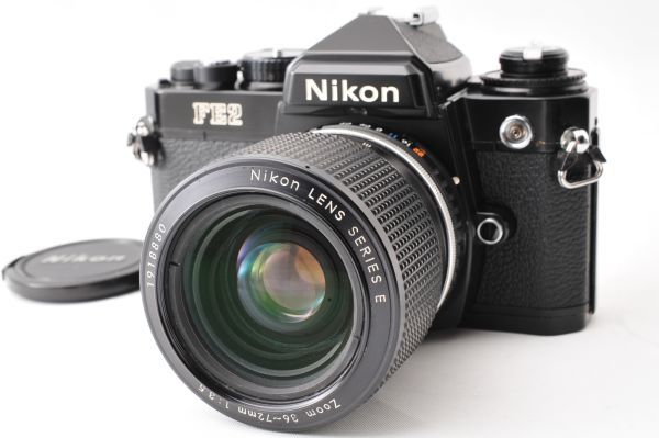 500円引きクーポン】 一眼レフ f3.5 36-72mm ZOOM + Black FE2 Nikon
