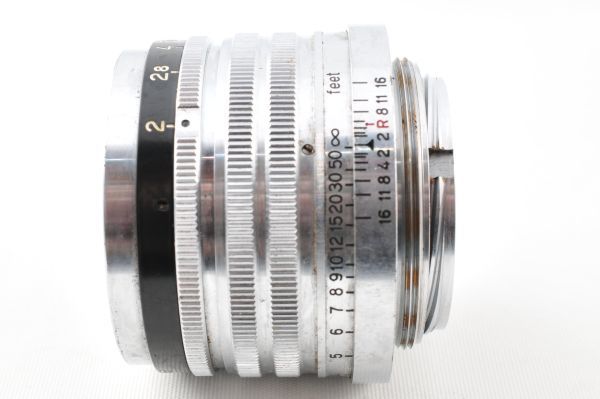 2414R242 ニコン NIKKOR-H C F2 50mm BLACK BELT Lens Leica L39 LTM Mount [動作確認済]_画像3