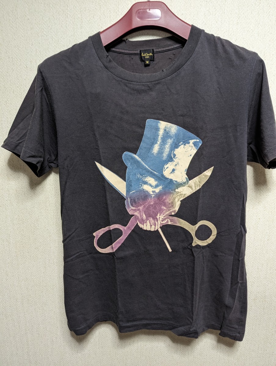 ポールスミス　Paul Smith　ダメージ加工　半袖Tシャツ　SIZE M 古着_画像1