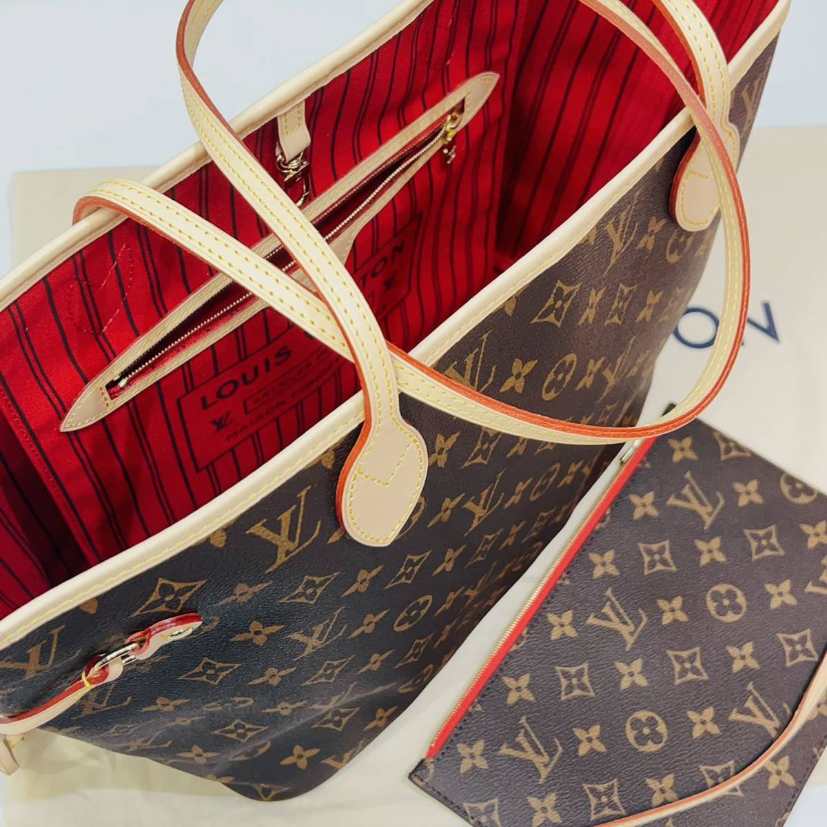 Louis Vuitton ルイヴィトン ネヴァーフルMM M41178 RFID トートバッグ モノグラム