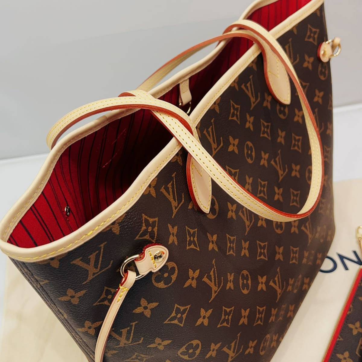 Louis Vuitton ルイヴィトン ネヴァーフルMM M41178 RFID トートバッグ モノグラム