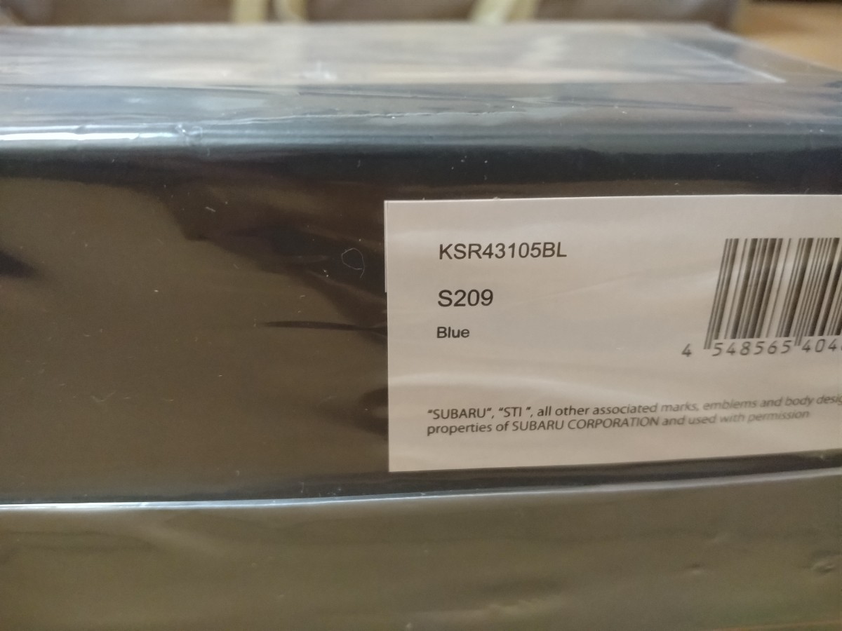 京商 SUBARU S209 新品 未開封 600個限定 KSR43105BL 1/43の画像4