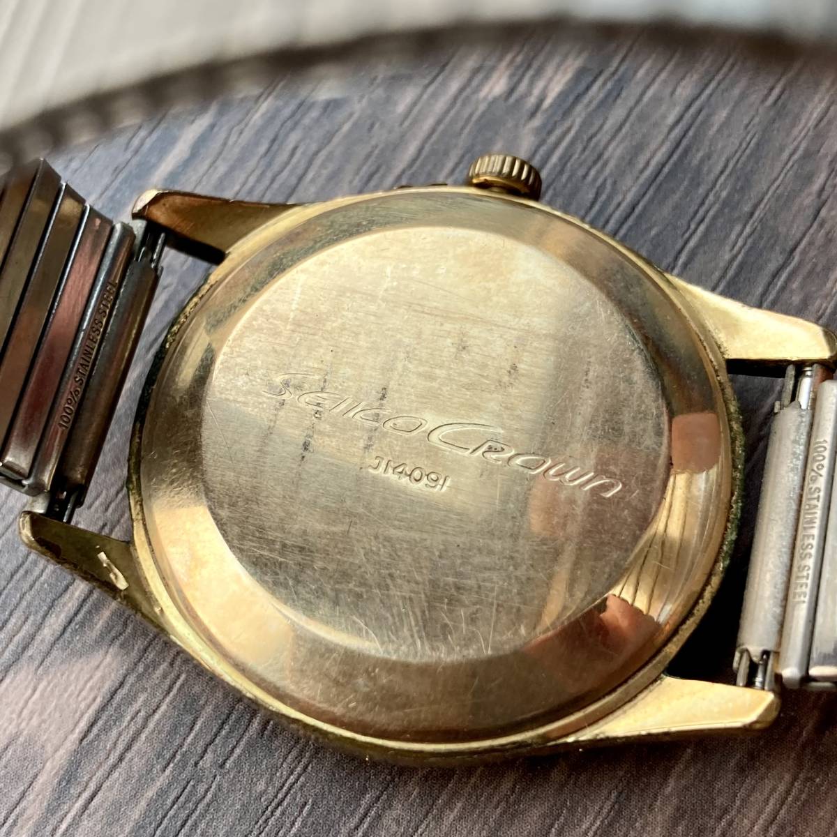 【動作良好】セイコー クラウン アンティーク 腕時計 1963年 手巻き メンズ SEIKO Crown ケース径35㎜ ビンテージ ウォッチ 男性 レトロ_画像7