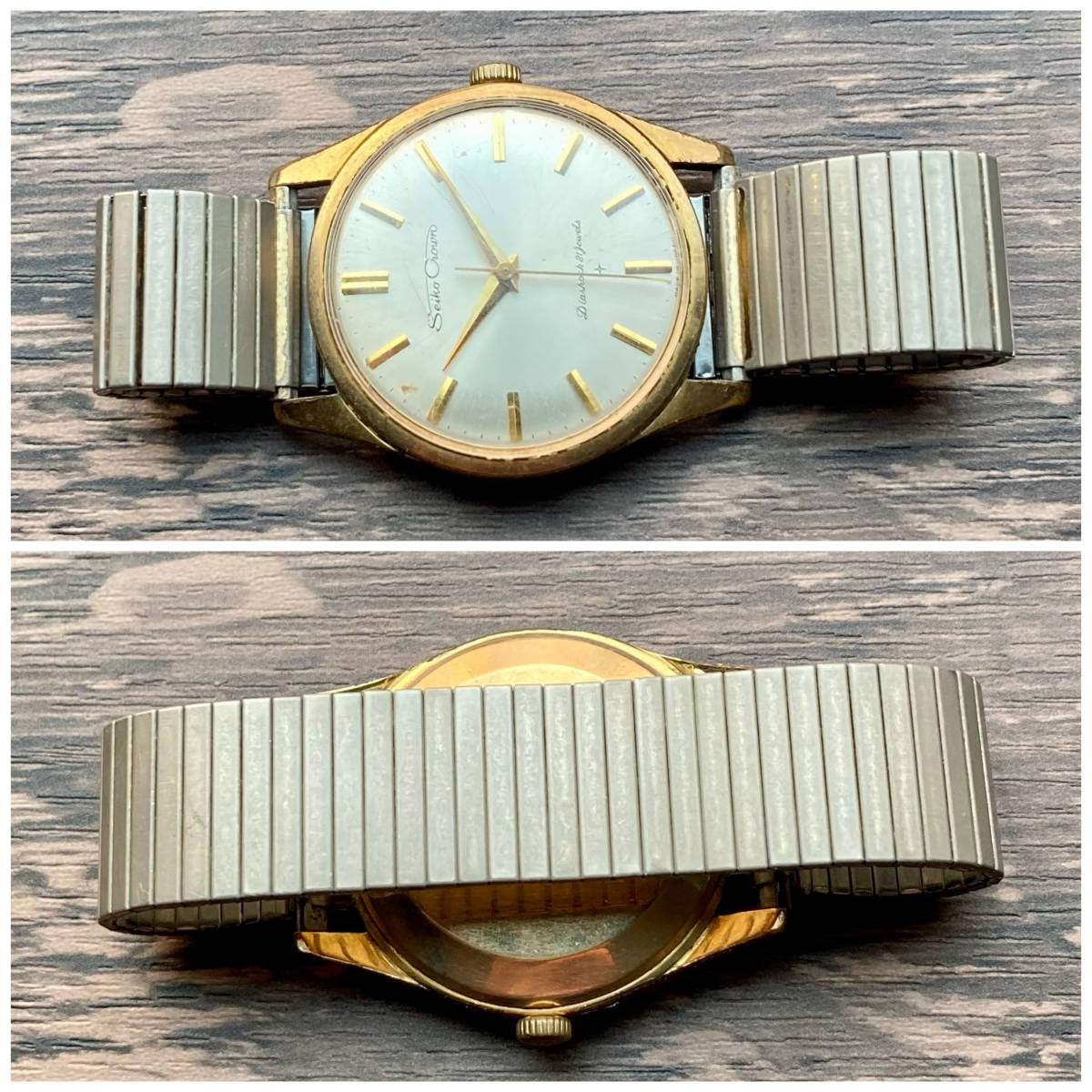 【動作良好】セイコー クラウン アンティーク 腕時計 1963年 手巻き メンズ SEIKO Crown ケース径35㎜ ビンテージ ウォッチ 男性 レトロ_画像6