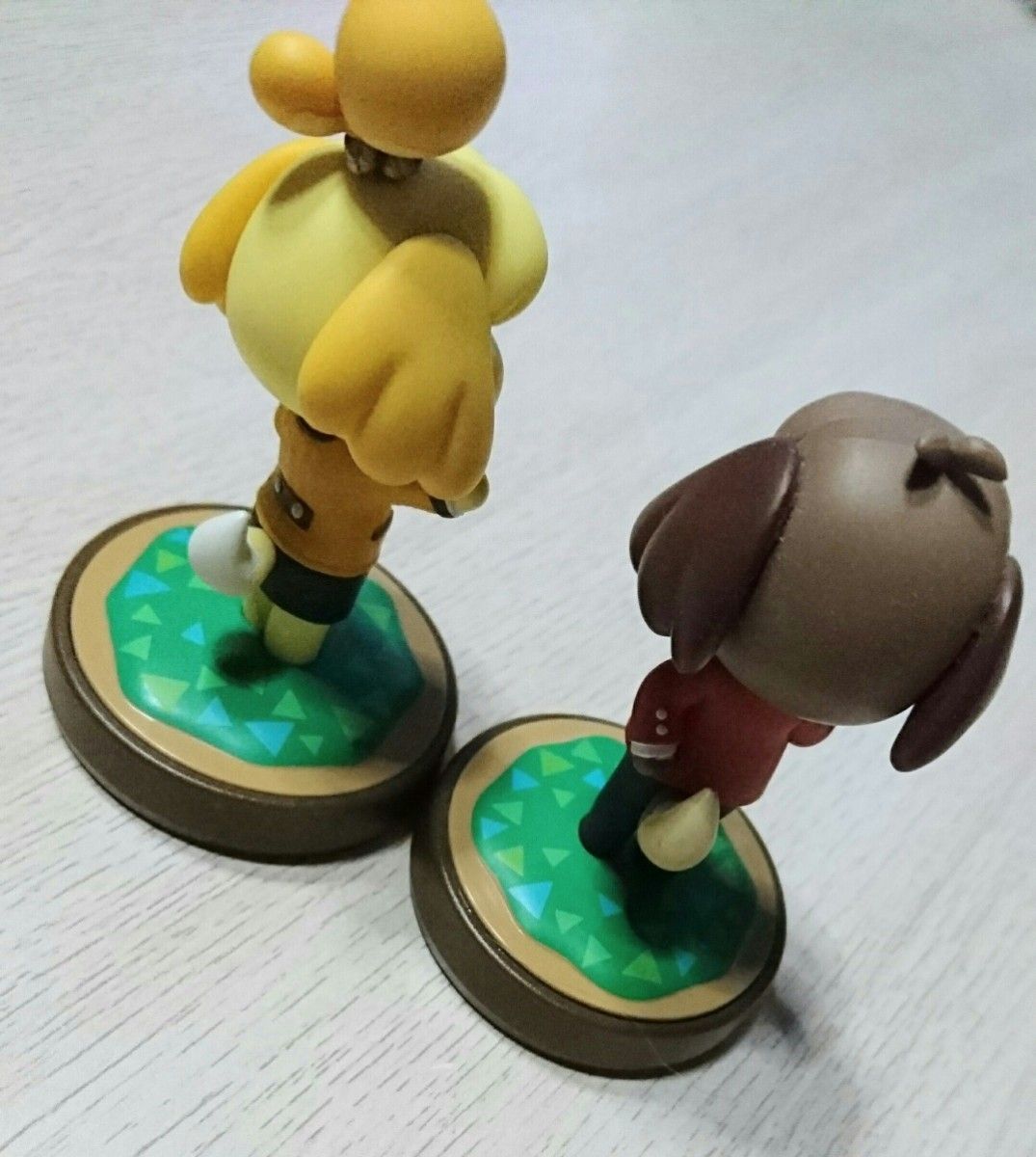 美品【 amiibo】★しずえ＆ケント★SP兄弟セット★アミーボ★アミーボフィギュア★ニンテンドー  どうぶつの森 あつ森  