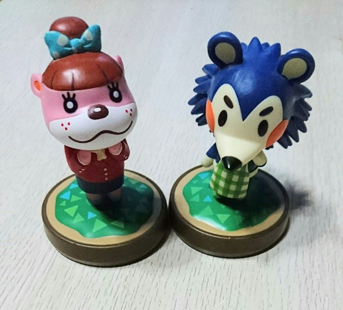 美品【 amiibo】タクミ＆きぬよ★SP仲良しセット★アミーボフィギュア★アミーボ どうぶつの森 Nintendo