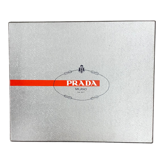 PRADA プラダ スポーツ 3E 6046 靴 スニーカー レザートリム ローカット 迷彩 カモフラ柄 カーキ系 [サイズ 36 1/2 (約23.5cm)]_画像9