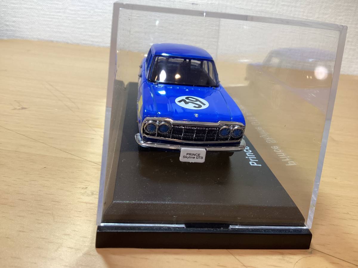 国産名車　コレクション 1/43 日産　プリンス　スカイライン　GTB レーシング　1964 定形外350円　ケースクラック有り_画像2