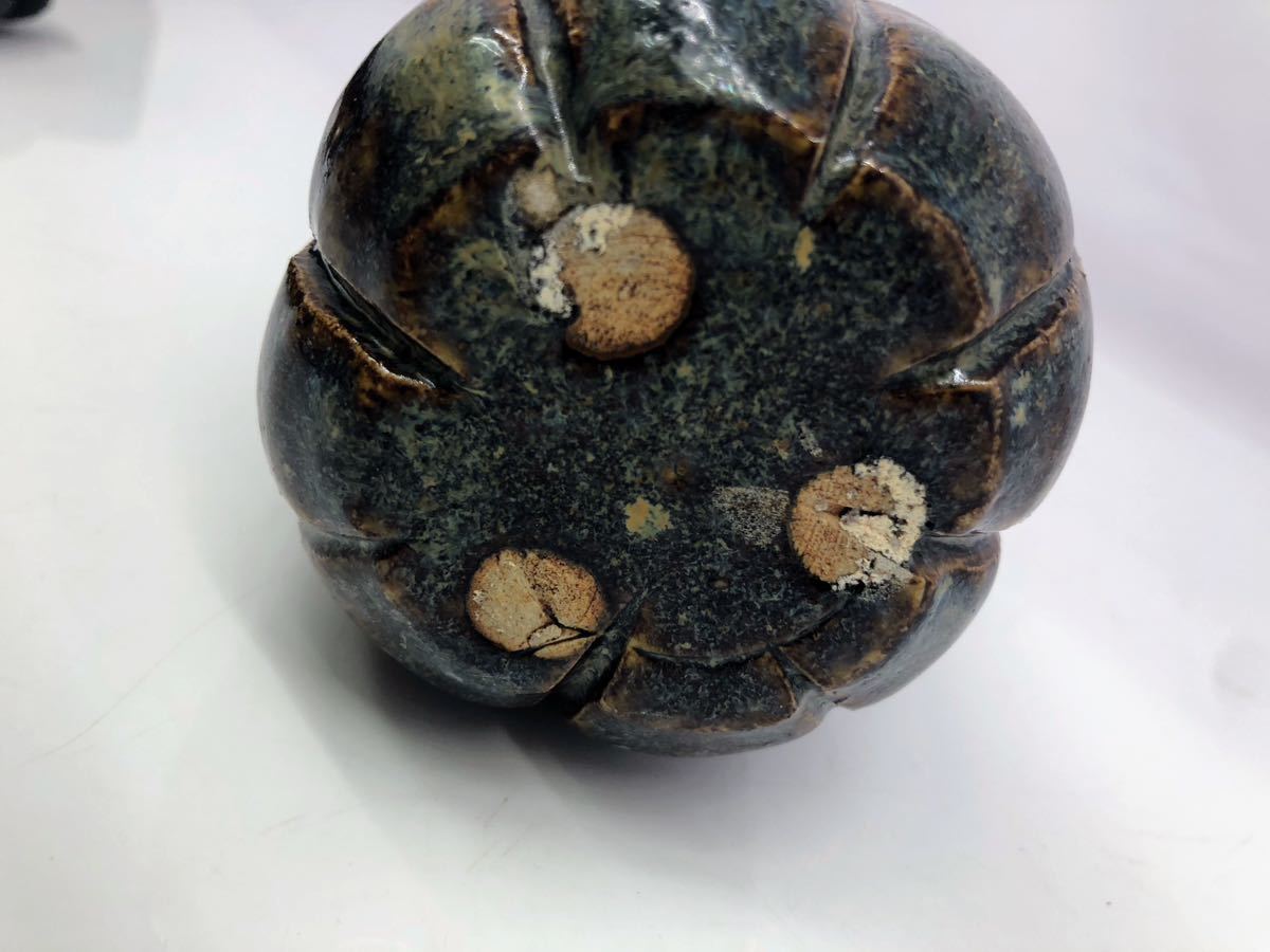 長倉翠子 緑釉 銅彩 窯変 壺 花瓶 益子焼 巨匠 花器 長倉翠子 緑釉 銅彩 窯変 壺 花瓶 益子焼 巨匠 花器