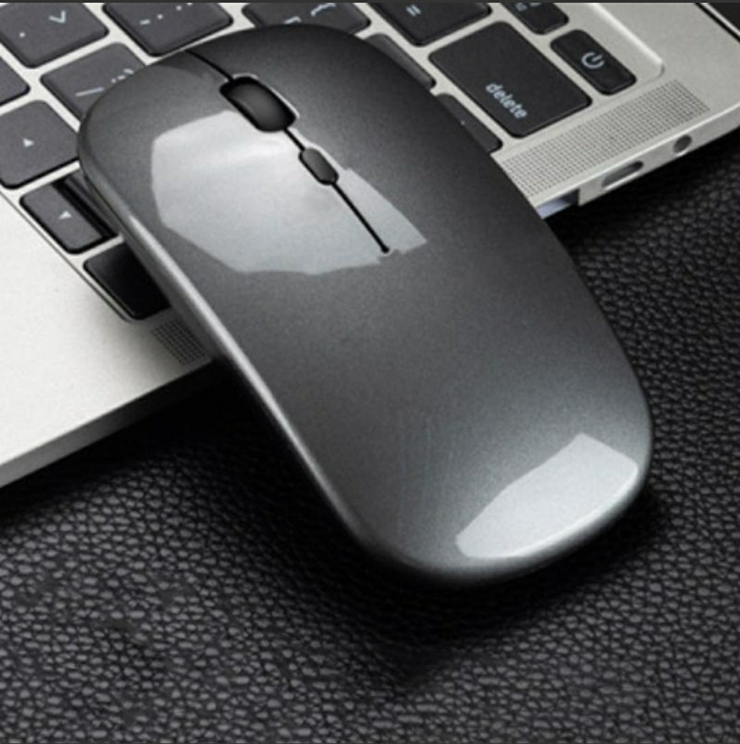 ワイヤレスマウス グレー Bluetoothマウス マウス Bluetooth5.1 超薄型 静音 2.4Gマウス パソコン 無線マウス マウスパッド ゲーミング _画像8