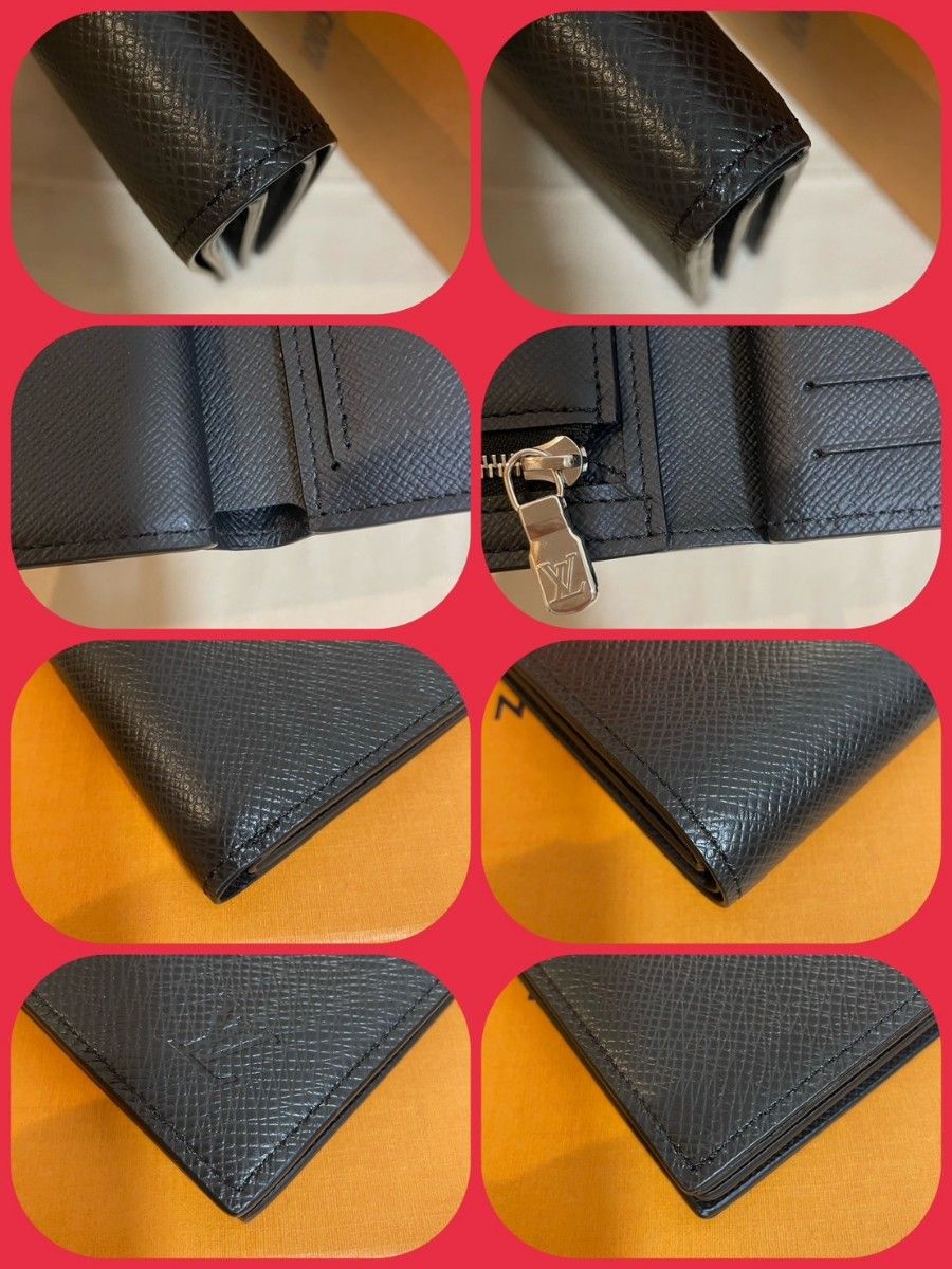 【ほぼ新品】ルイヴィトン タイガ ポルトフォイユ アメリゴ NM 二つ折り財布 LOUIS VUITTON