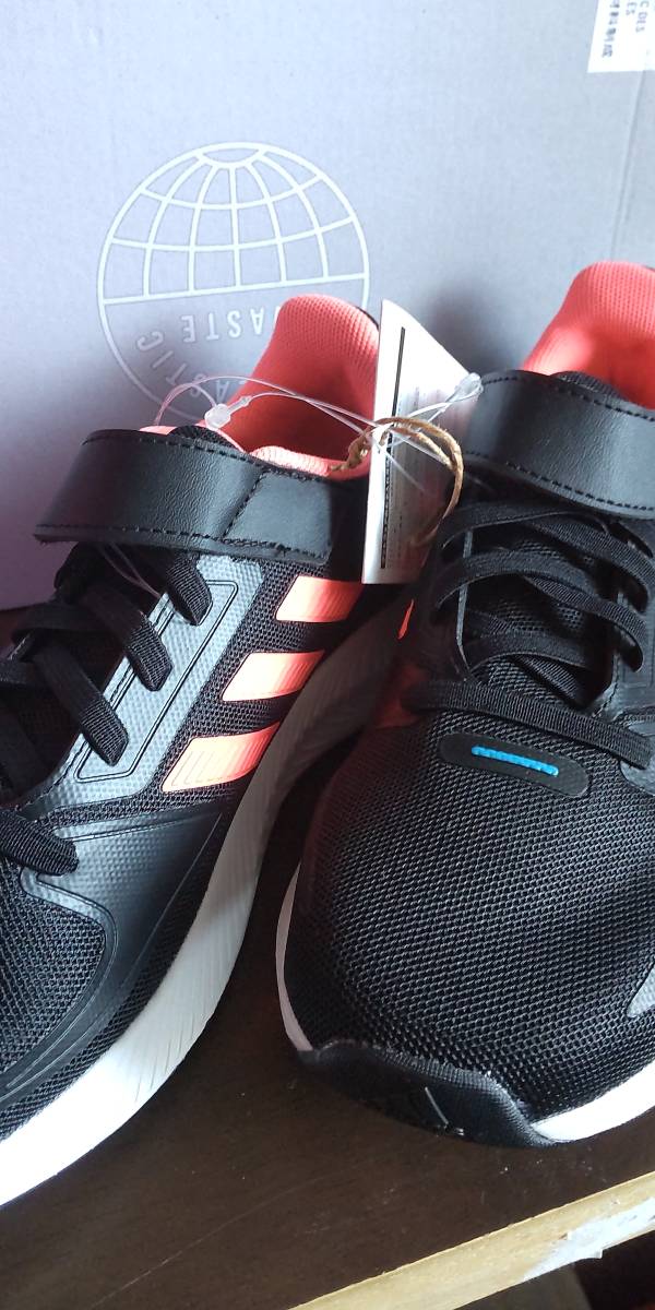  новый товар не использовался *adidas Adidas спортивные туфли чёрный цвет 22.5cm*