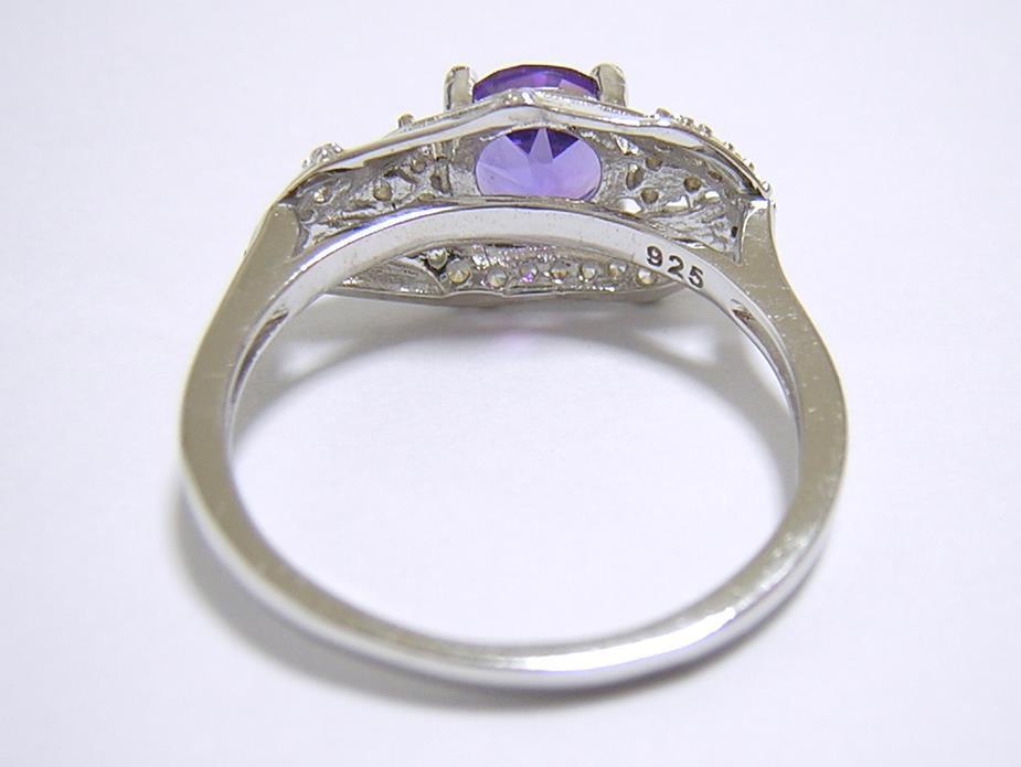 『天然アメジスト』 デザインリング　指輪　紫水晶_画像7