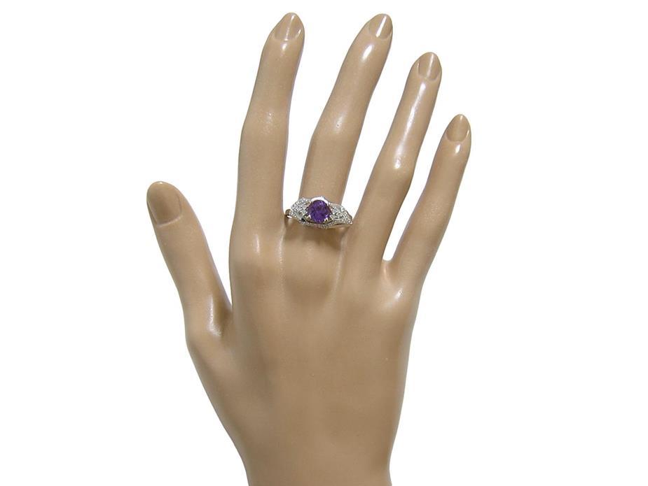 『天然アメジスト』 デザインリング　指輪　紫水晶_画像8