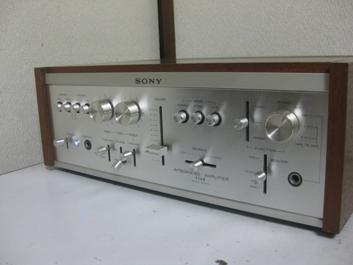 高価値 SONY プリメインアンプ 動作品 TA-1140 ソニー