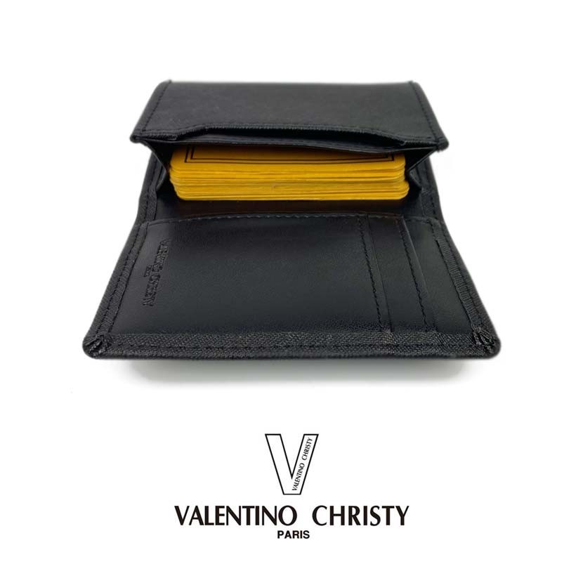 VALENTINO CHRISTY バレンチノクリスティ PUレザー 名刺入れ カードケース_画像7