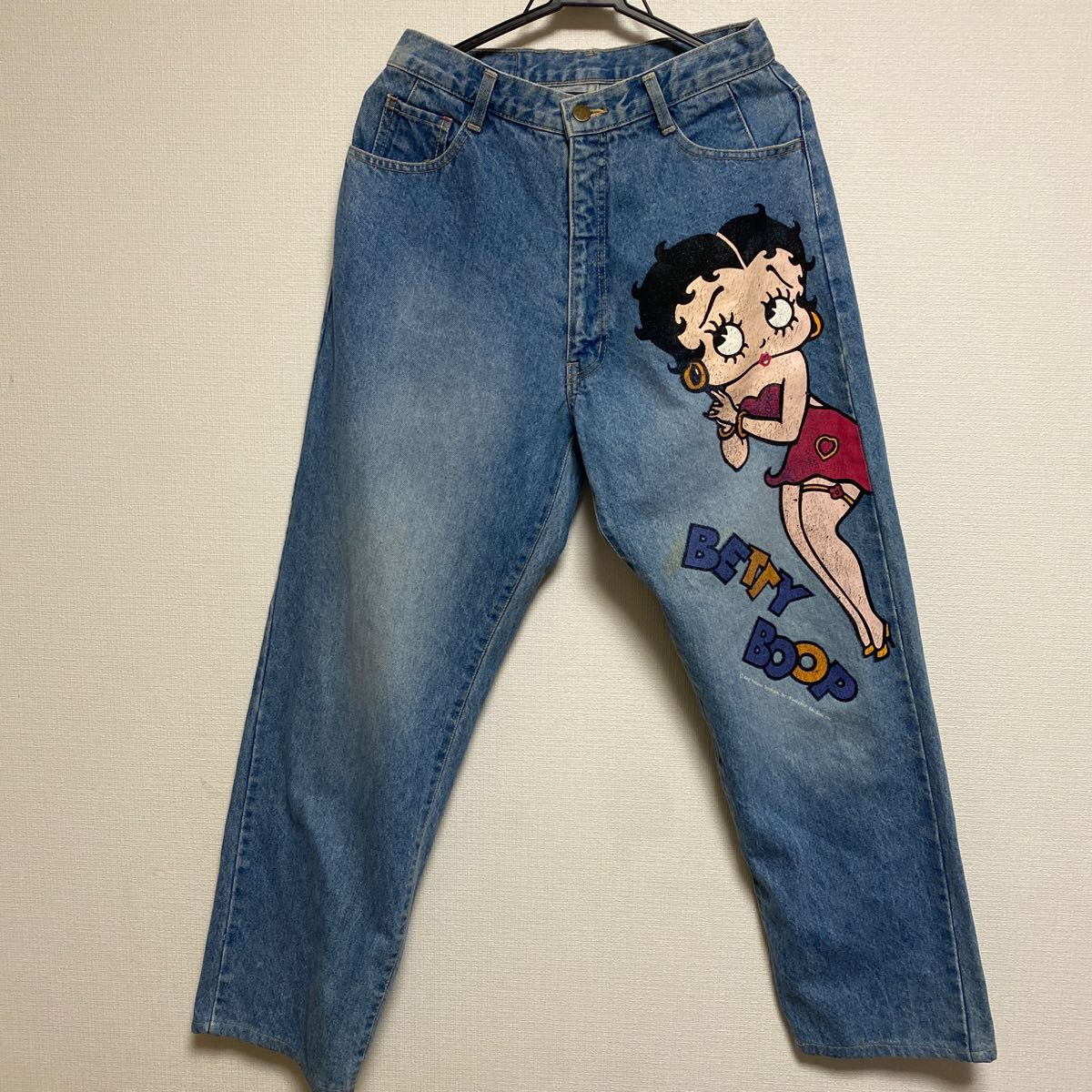 希少　BETTY BOOP ベティ　デニムパンツ  ジーンズ　90s