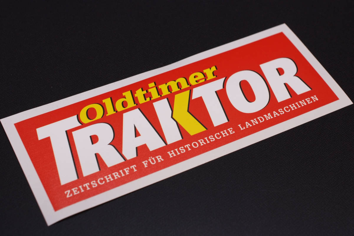 ◎EUROステッカー Oldtimer TRAKTOR W150mm ocitys ヴィンテージ クラシック トラクター volvo man neoplan unimogトラック_画像3