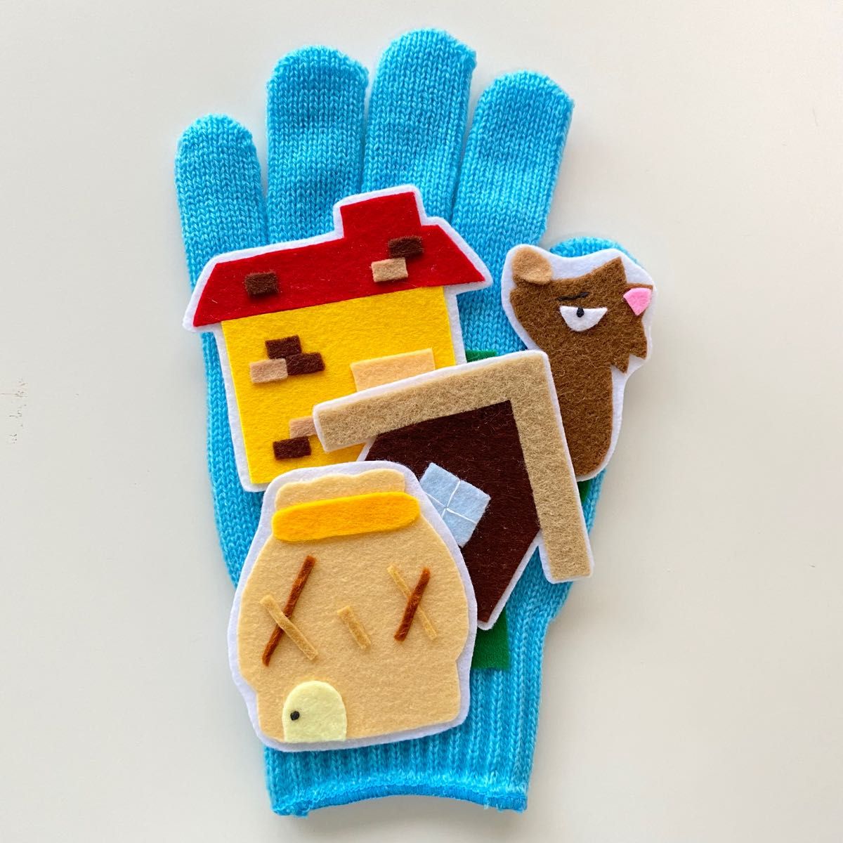 手袋シアター 3匹のこぶた 保育 知育玩具