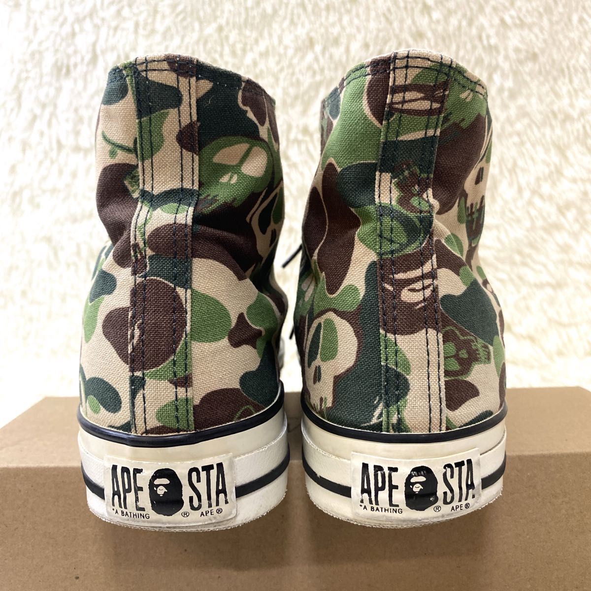 希少 良品 STUSSY ステューシー × APE エイプ スニーカー 希少 良品 STUSSY ステューシー × APE エイプ スニーカー