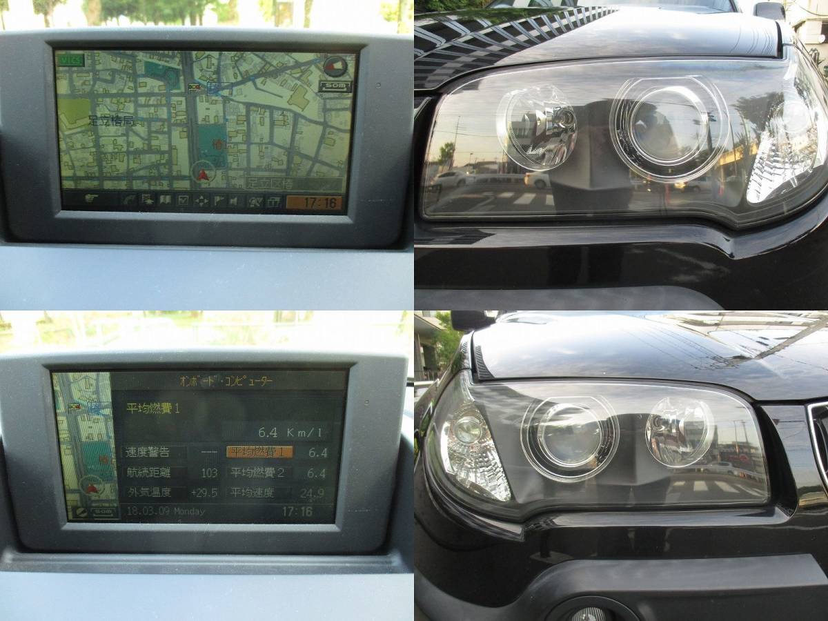 *05y E83 BMW X3 3.0i XDrive 4WD HID 18 -inch AW original navigation DSC ETC machine good condition vehicle inspection "shaken" H32 year 9 month 2 day 