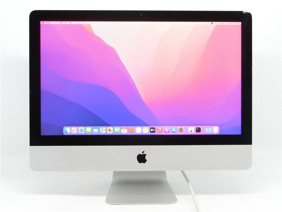 安い 中古品 Apple iMac RAM:16GB/HDD:SSD512GB OS Monterey12.6.8訳
